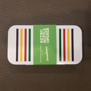 NIB Collectible HBC Stripes + Steamwhistle Retro Bottle Opener